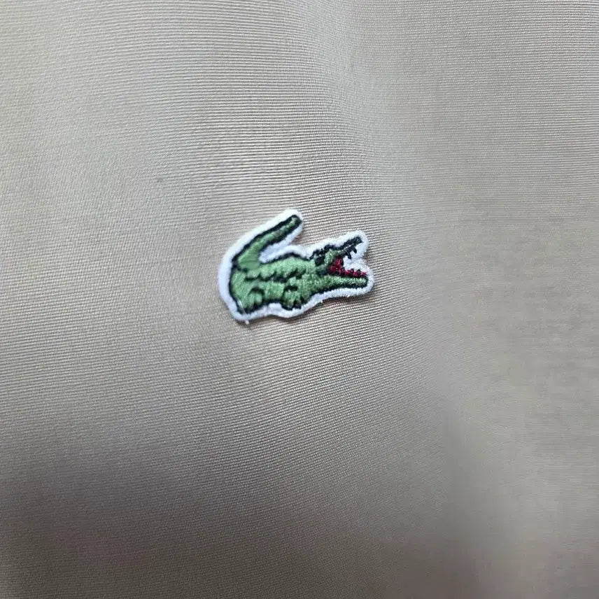 [BUNJANG] Lacoste Beige Bomber Jacket M / 라코스테 베이지 봄버 자켓 블루종 자켓 M