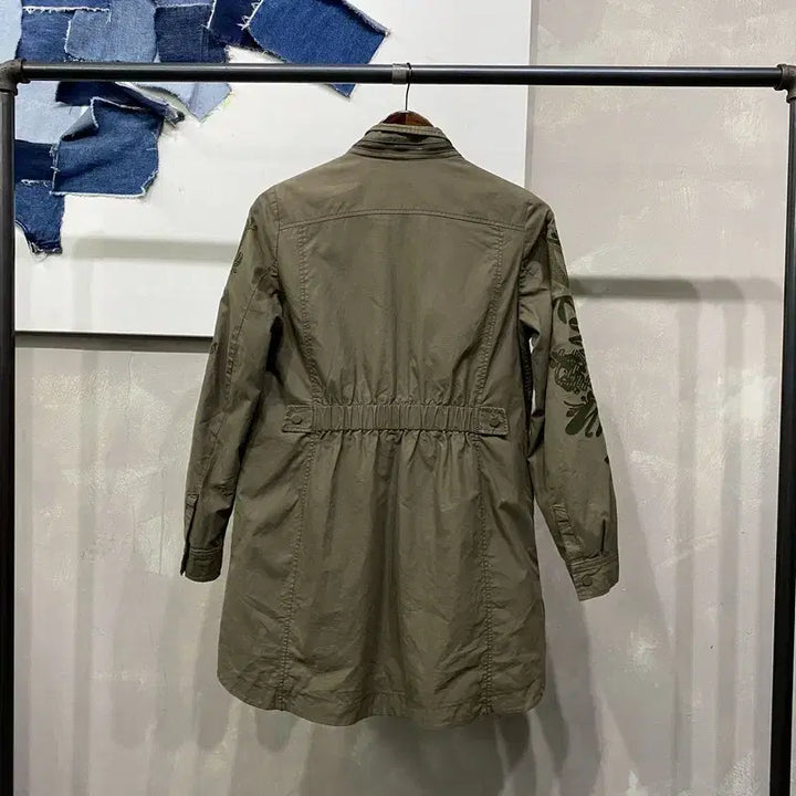 [BUNJANG] Unbranded Women's Military Field Long Jacket / (85) 리스트 여성 밀리터리 캐주얼 필드 롱 야상 자켓