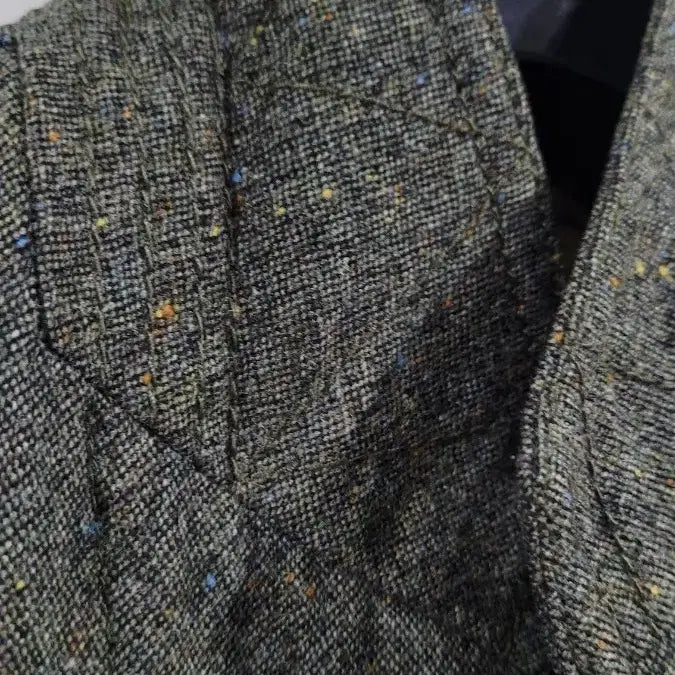 [SOLD OUT] 꼼데가르송 옴므 카키 울 퍼커링 자켓 L