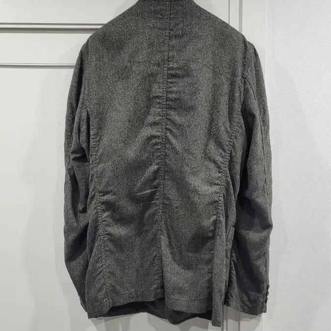 [SOLD OUT] 꼼데가르송 옴므 카키 울 퍼커링 자켓 L