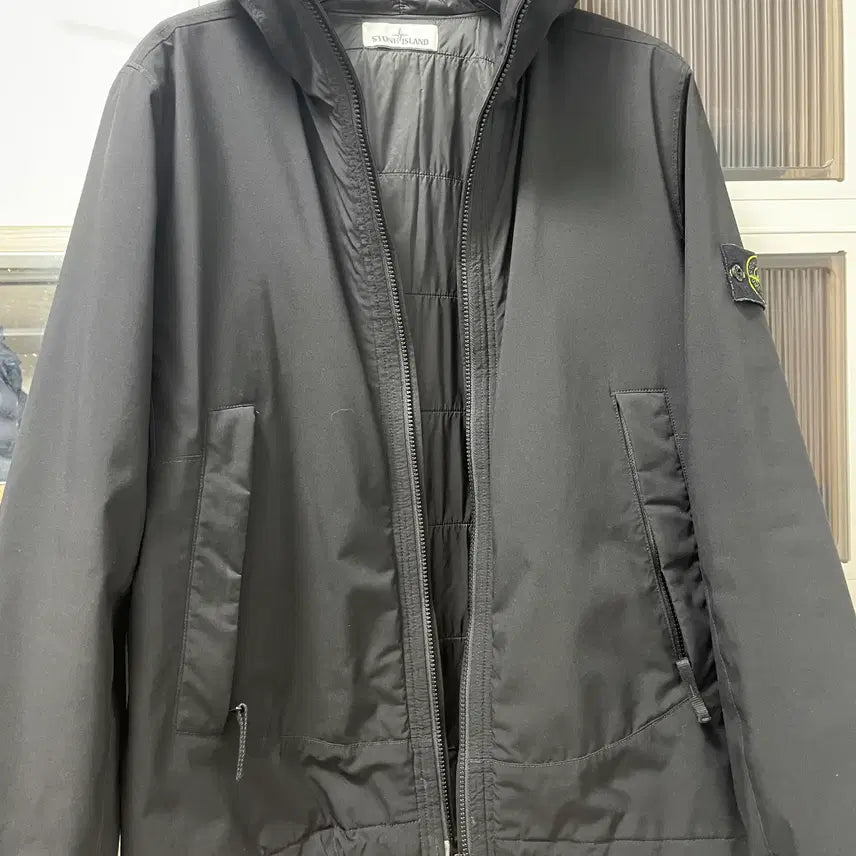 [BUNJANG] Stone Island Softshell Primaloft Padded Jacket Black Large / 스톤아일랜드 소프트쉘 프리마로프트 패딩점퍼 731541627 V0029