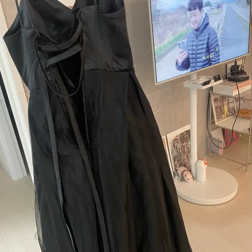 [BUNJANG] Self Wedding Sleeveless Dress S - Black / 타임리스 블랙 셀프웨딩 민소매 드레스 새상품