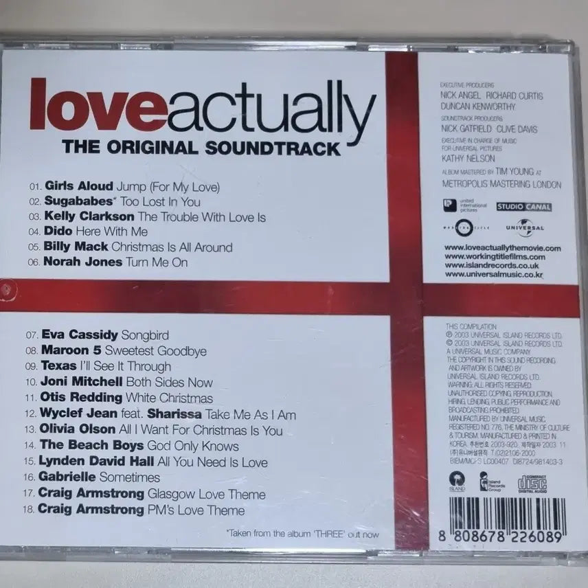 [BUNJANG] Love Actually OST CD / 러브 액츄얼리 OST CD (Love Actually)