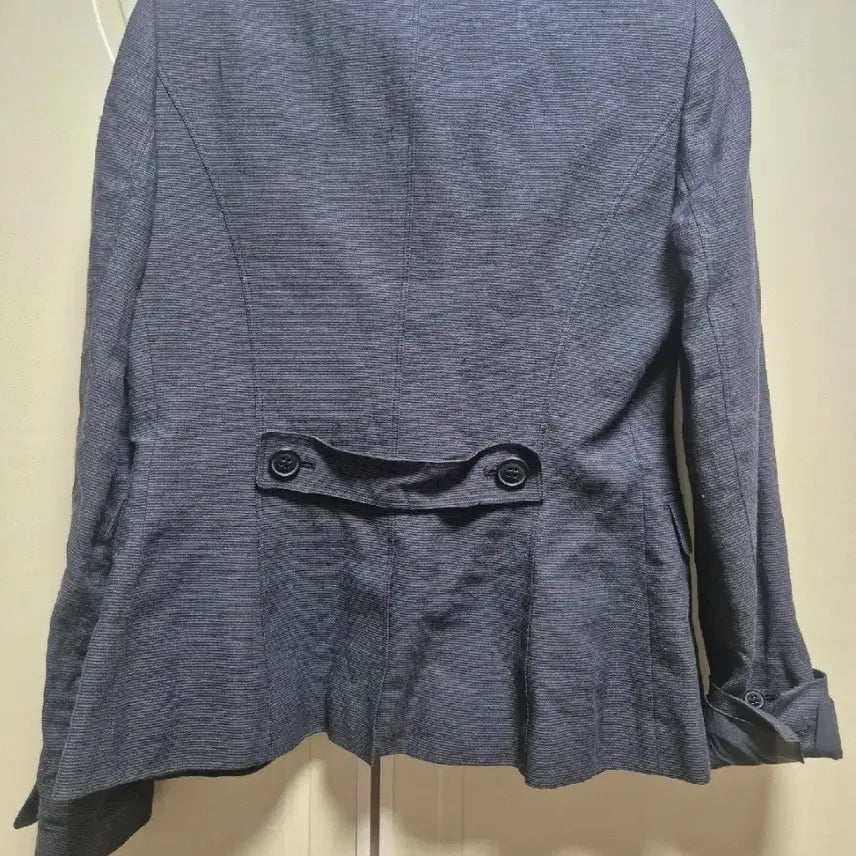 [BUNJANG] Burberry Navy Check Jacket / 정품 버버리 네이비 체크 안감 자켓