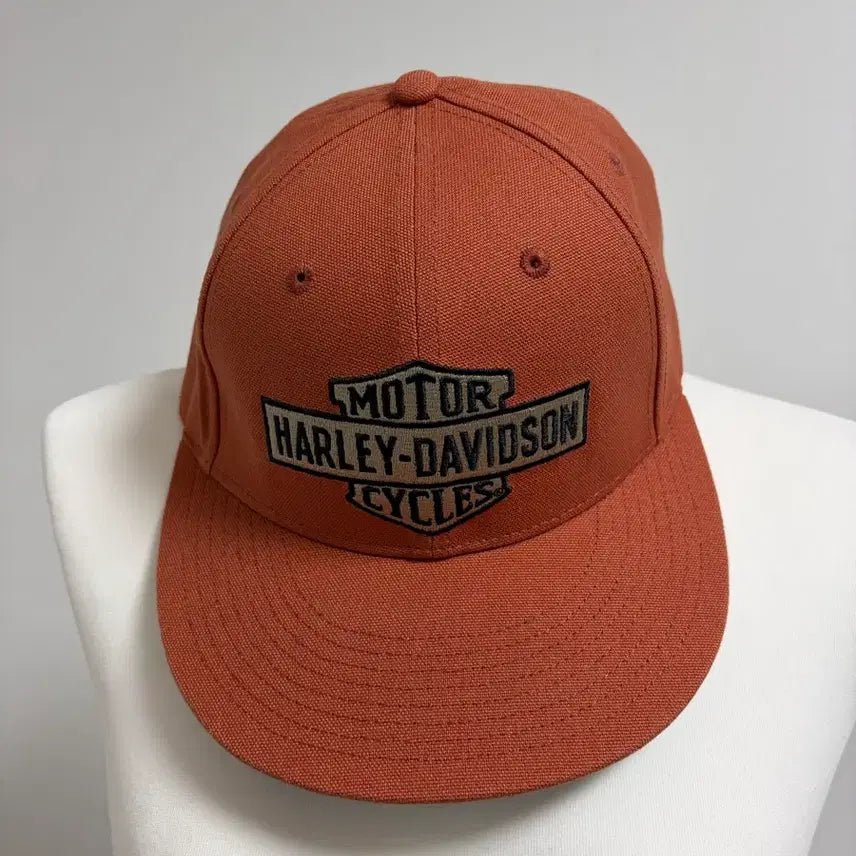 [BUNJANG] Harley Davidson Orange Snapback / 할리데이비슨 오렌지 스냅백