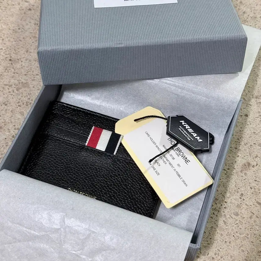 [BUNJANG] Thom Browne Card Wallet Full Package / 톰브라운 블랙 카드지갑 + 풀박스