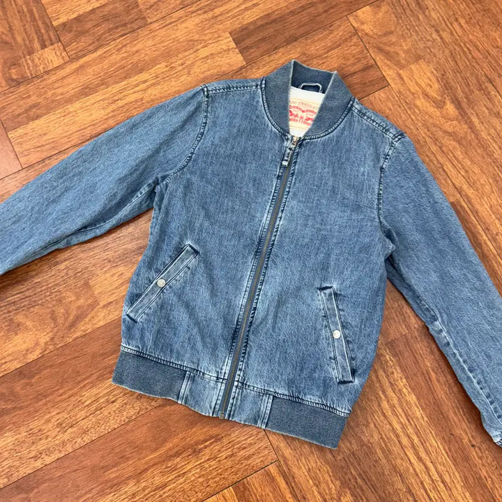 [BUNJANG] Levi's Denim Blouson Jacket / S 리바이스 데님 블루종 집업 자켓