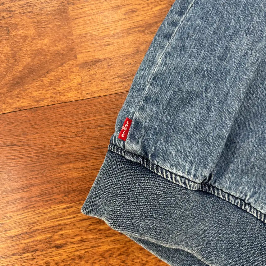 [BUNJANG] Levi's Denim Blouson Jacket / S 리바이스 데님 블루종 집업 자켓