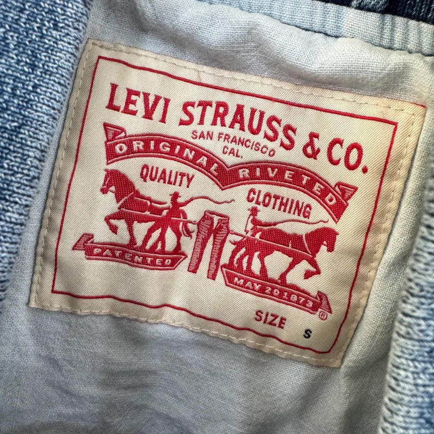 [BUNJANG] Levi's Denim Blouson Jacket / S 리바이스 데님 블루종 집업 자켓