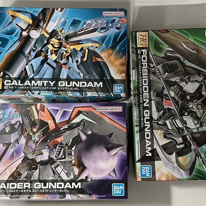 [BUNJANG] HG Gundam Bundle Set / HG 캘러미티 건담, 레이더 건담, 포비든 건담(일괄)