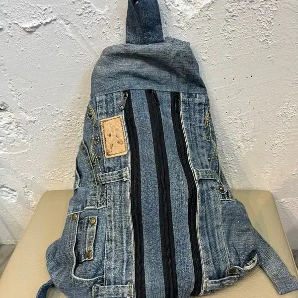 [BUNJANG] Vintage Denim Backpack / 일본빈티지 리메이크 데님 백팩