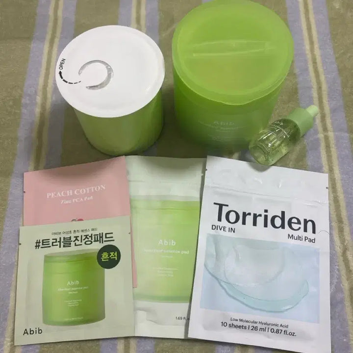 [BUNJANG] Abib Heartleaf Essence Pad Bundle Set / 아비브 어성초 흔적 에센스 패드 (사진보이는 구성 모두 일괄)
