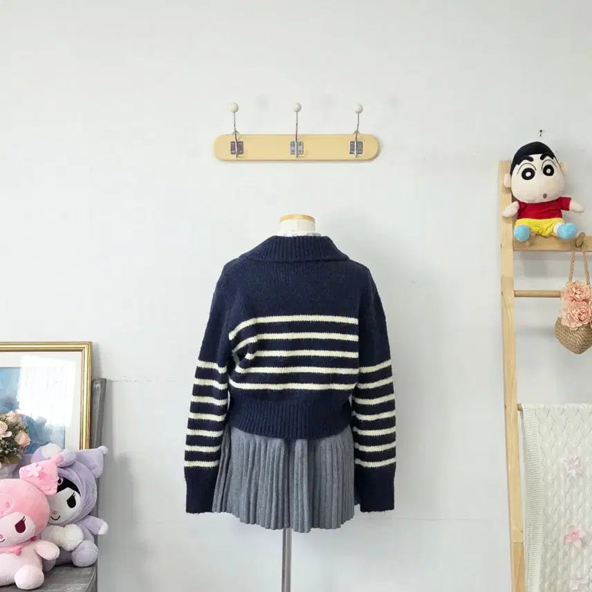[SOLD OUT] 빈티지 만원샵 DENALI 카라 니트 가디건