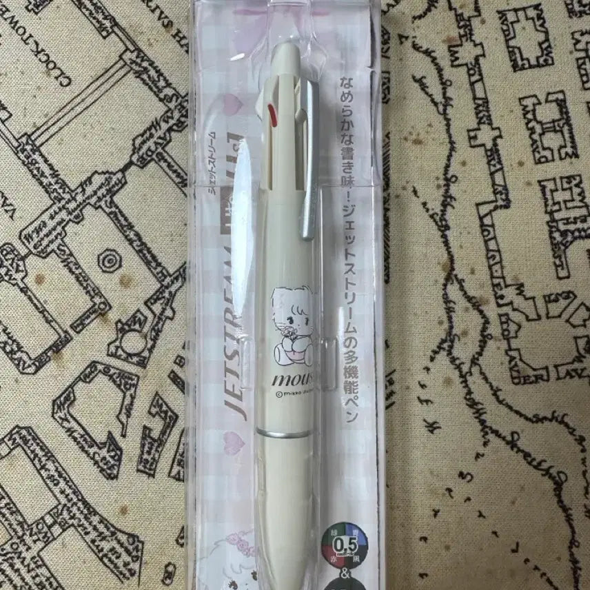 [BUNJANG] Miko Characters Mousse Jetstream Multi Pen 4&1 / 미코 캐릭터즈 무스 제트스트림 멀티펜 4&1