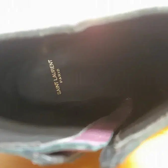 [SOLD OUT] 생로랑 메탈릭 산티아그 웨스턴 부츠