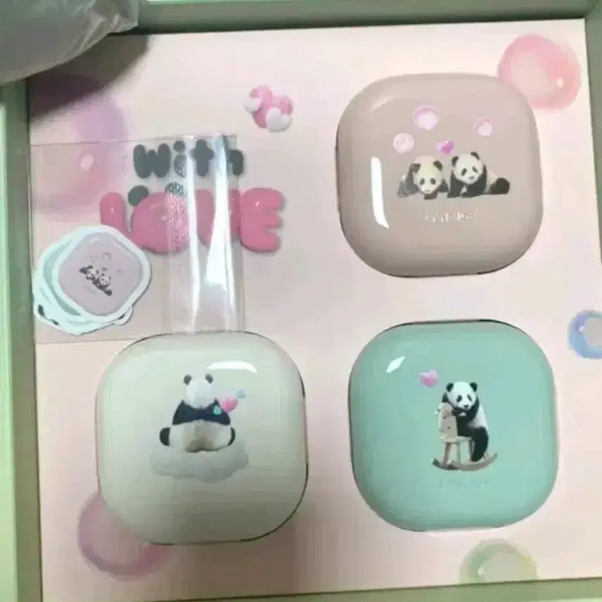 [SOLD OUT] 새상품)라네즈 푸바오시리즈 팩트2개+파우더 세트