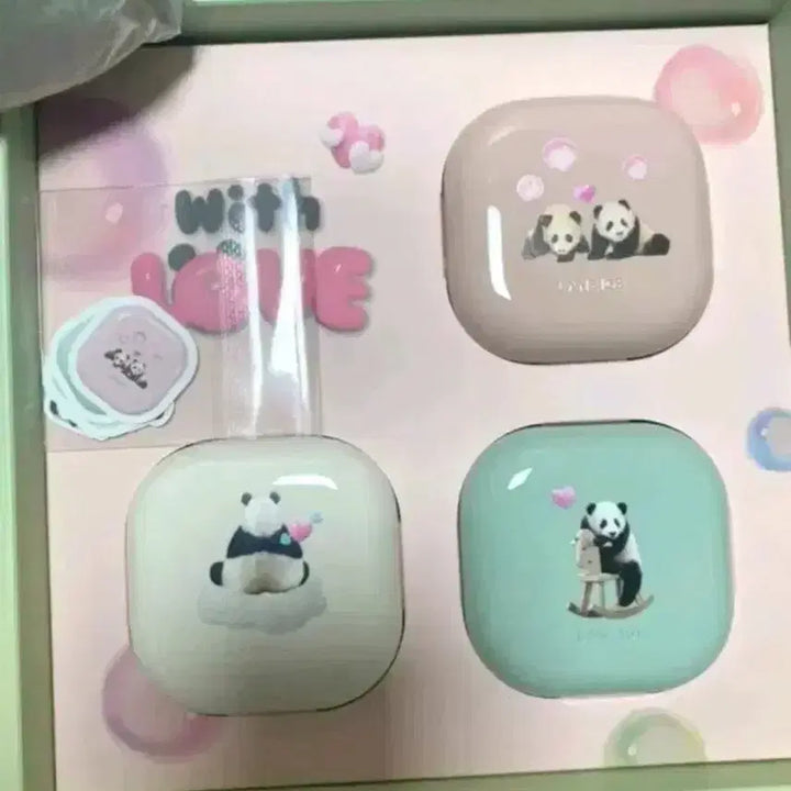 [SOLD OUT] 새상품)라네즈 푸바오시리즈 팩트2개+파우더 세트