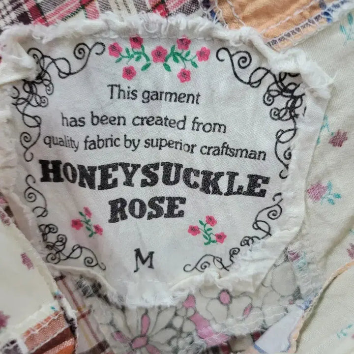 [BUNJANG] HONEYSUCKLE Patchwork Halter Neck Blouse / HONEYSUCKLE  패치워크 홀터넥 블라우스