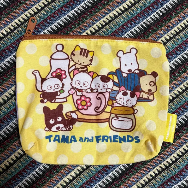 [BUNJANG] Tama and Friends Double-Sided Pouch / 타마와친구들 양면 파우치