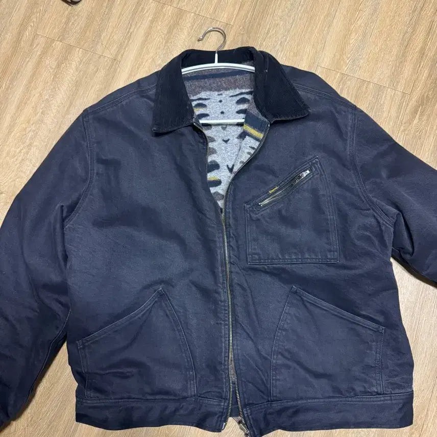 [BUNJANG] Capital Denim Reversible Work Jacket / 캐피탈 14oz 데님 본 라이닝 리버시블 워크 자켓