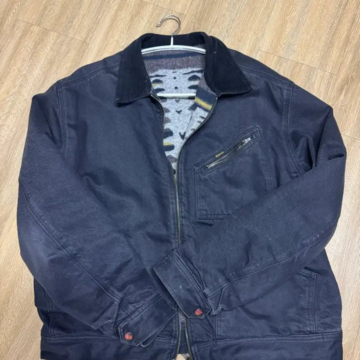 [BUNJANG] Capital Denim Reversible Work Jacket / 캐피탈 14oz 데님 본 라이닝 리버시블 워크 자켓