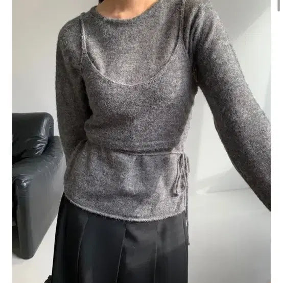 [BUNJANG] Cimi Layered Knit / seame 씨미 레이어드 니트