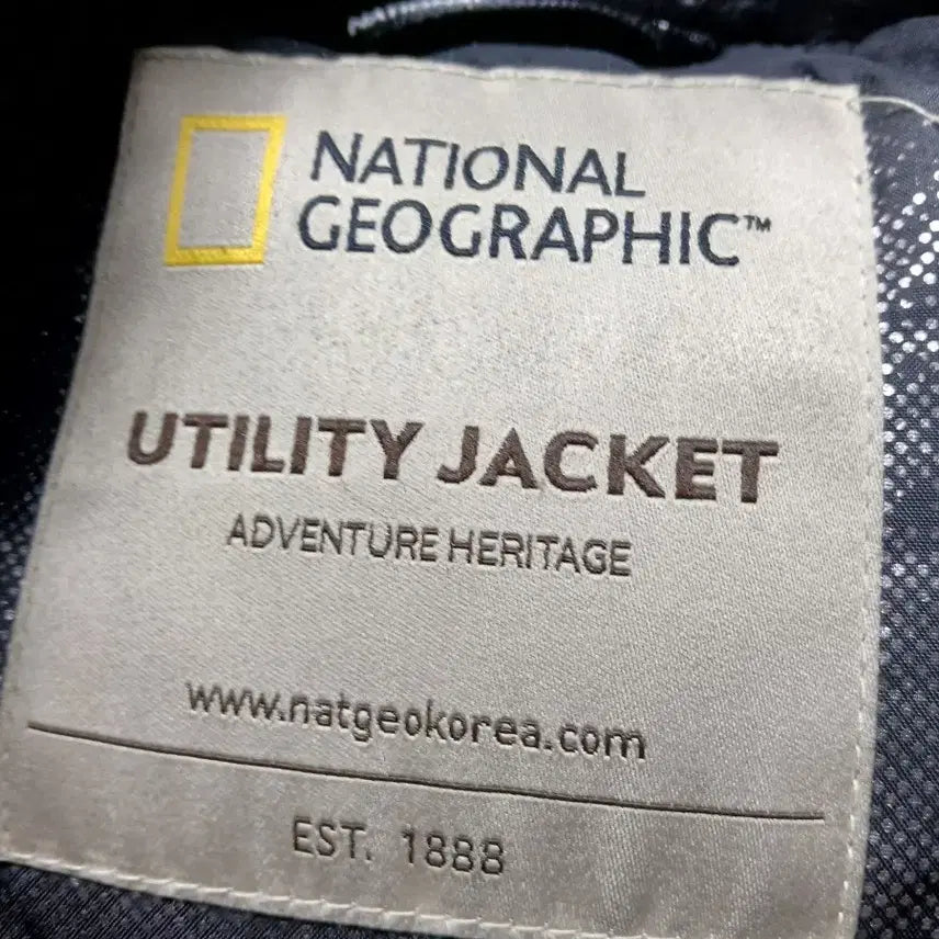 [BUNJANG] National Geographic Black Padded Jacket XL / 내셔널지오그래픽 블랙 패딩 점퍼105XL