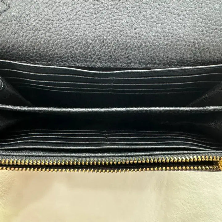 [BUNJANG] Tory Burch Britten Chain Wallet Shoulder Bag Black / 토리버치 브리튼 체인 월렛 레더 숄더백 블랙