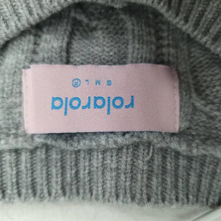 [BUNJANG] Rola Rola Cable Knit Cardigan Gray / 로라로라 가디건 꽈베기 니트 케이블 스웨터 크롭 그레이 f