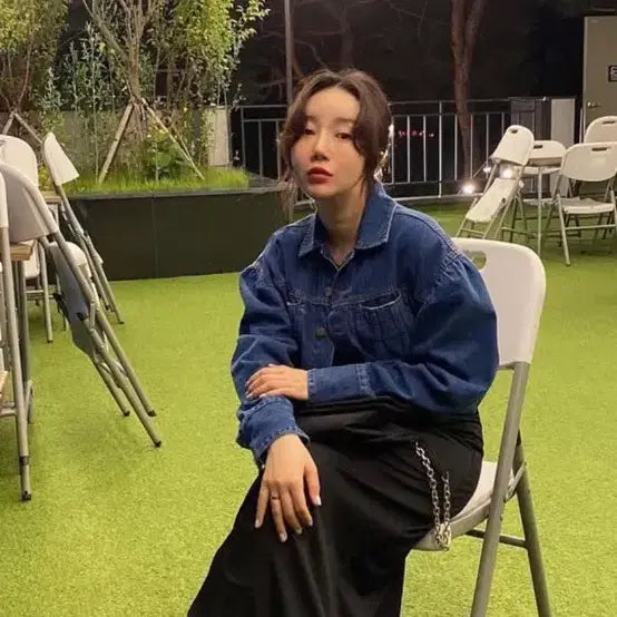 [BUNJANG] MADE Denim Crop Jacket / MADE 데님크롭자켓