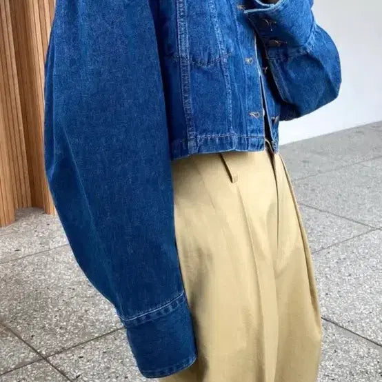 [BUNJANG] MADE Denim Crop Jacket / MADE 데님크롭자켓