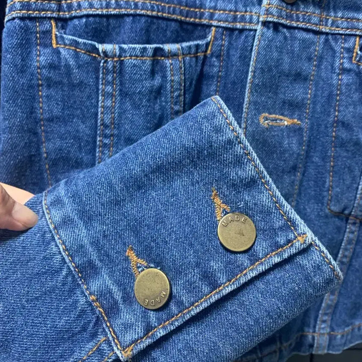 [BUNJANG] MADE Denim Crop Jacket / MADE 데님크롭자켓