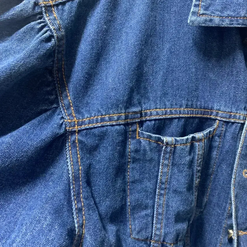 [BUNJANG] MADE Denim Crop Jacket / MADE 데님크롭자켓