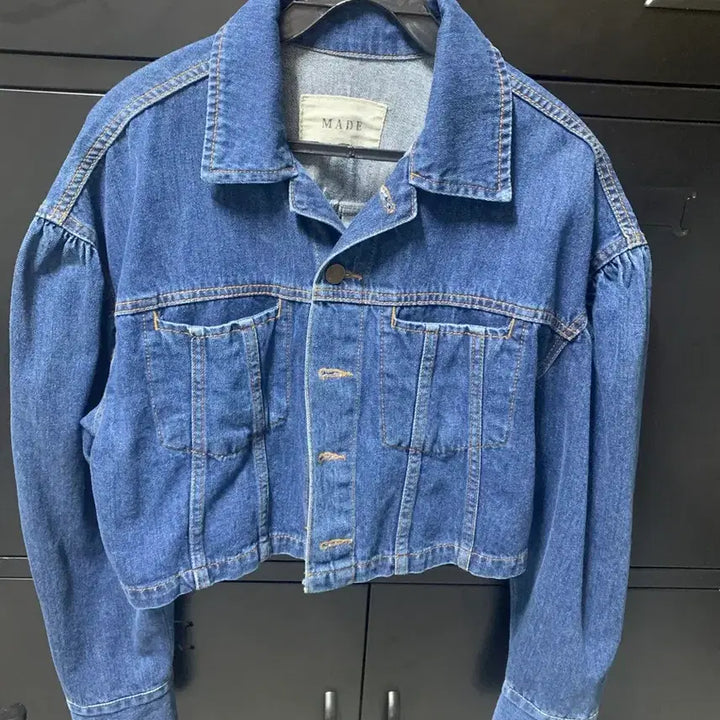 [BUNJANG] MADE Denim Crop Jacket / MADE 데님크롭자켓