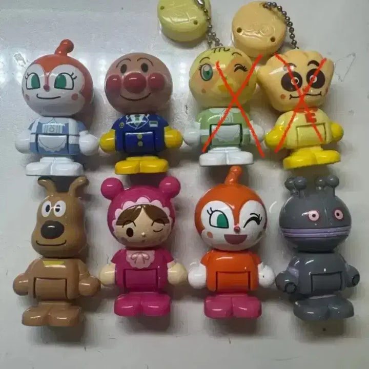 [BUNJANG] Anpanman Gacha Lego Bundle Mini Figure / 호빵맨 가챠 레고 일괄 미니레고 호빵맨가챠 희귀 고전 피규어
