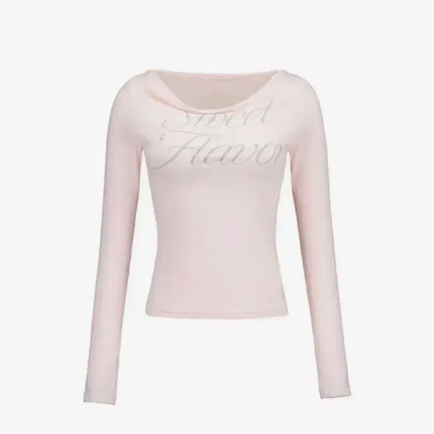 [BUNJANG] For:ing Sweet Drape Tee Pink / 포어링 스윗 드레이프 티 핑크