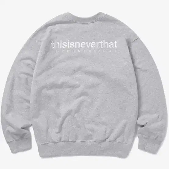 [BUNJANG] thisisneverthat Gray Sweatshirt M / 디스이즈네버댓 회색 맨투맨 티셔츠 M