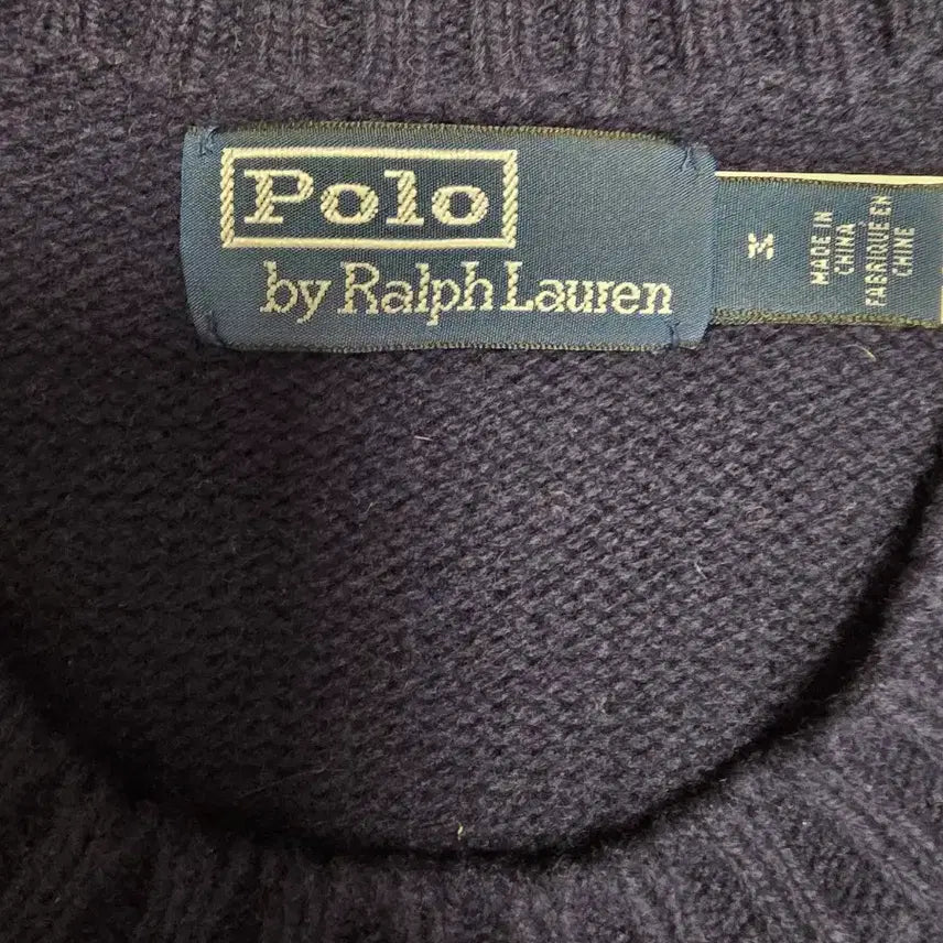 [BUNJANG] Polo Ralph Lauren Heritage Bear Knit Navy M Size / [M사이즈] 폴로랄프로렌  헤리티지 베어 니트