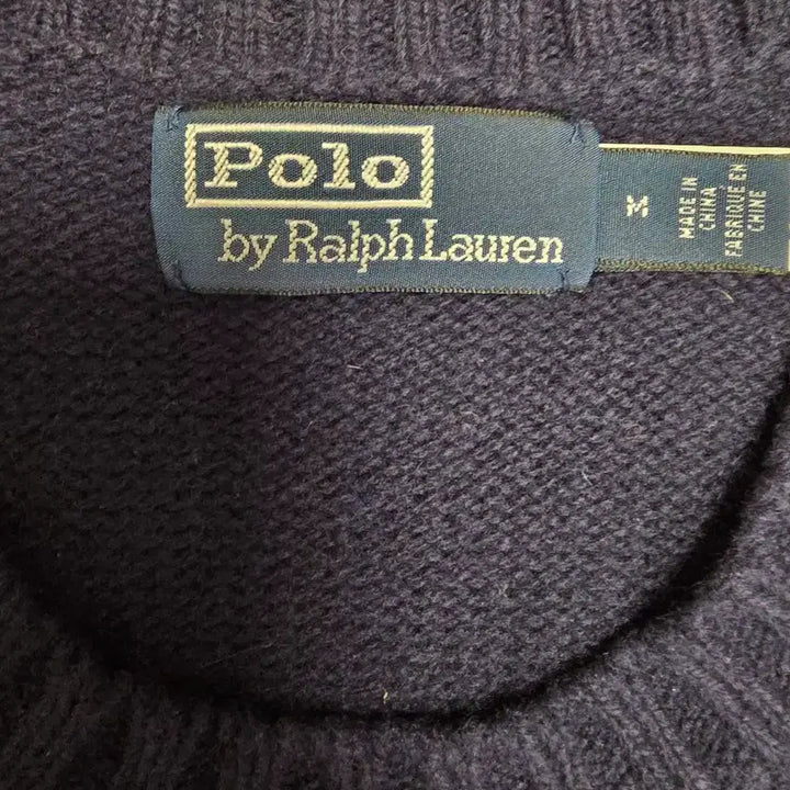 [BUNJANG] Polo Ralph Lauren Heritage Bear Knit Navy M Size / [M사이즈] 폴로랄프로렌  헤리티지 베어 니트
