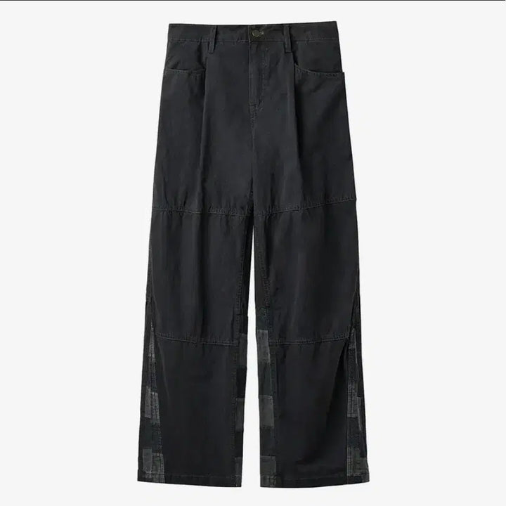[BUNJANG] Arvan Section Line Patchwork Pants Charcoal / [2] 아르반 섹션라인 패치워크 팬츠 차콜