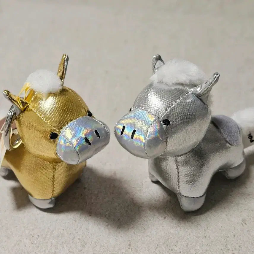 [BUNJANG] Golden Horse Silver Horse Keyring / 황금말 실버말인형키링