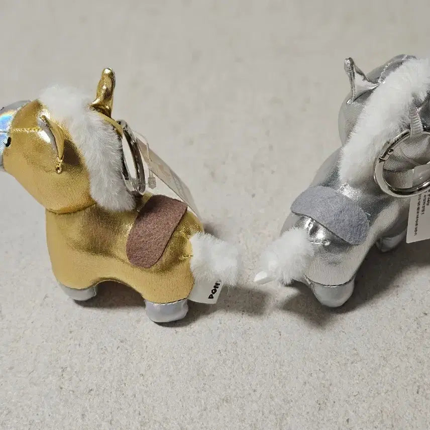 [BUNJANG] Golden Horse Silver Horse Keyring / 황금말 실버말인형키링