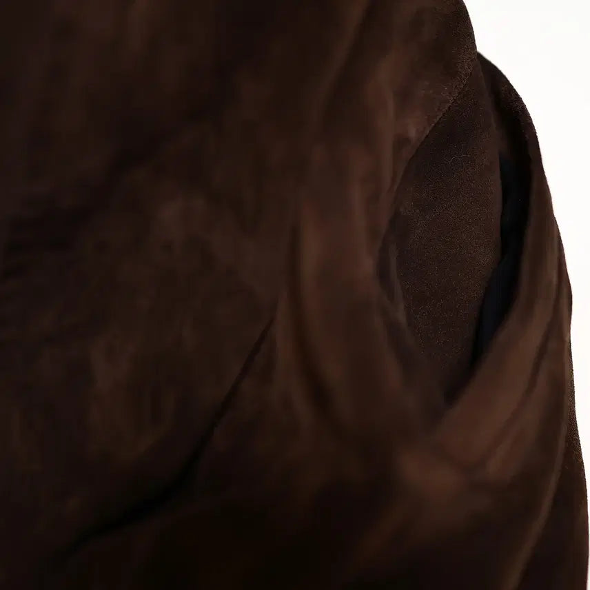 [BUNJANG] The Row Ronan Suede Jacket Brown Wood / [40] 더로우 The row 로난 스웨이드 재킷 브라운 우드