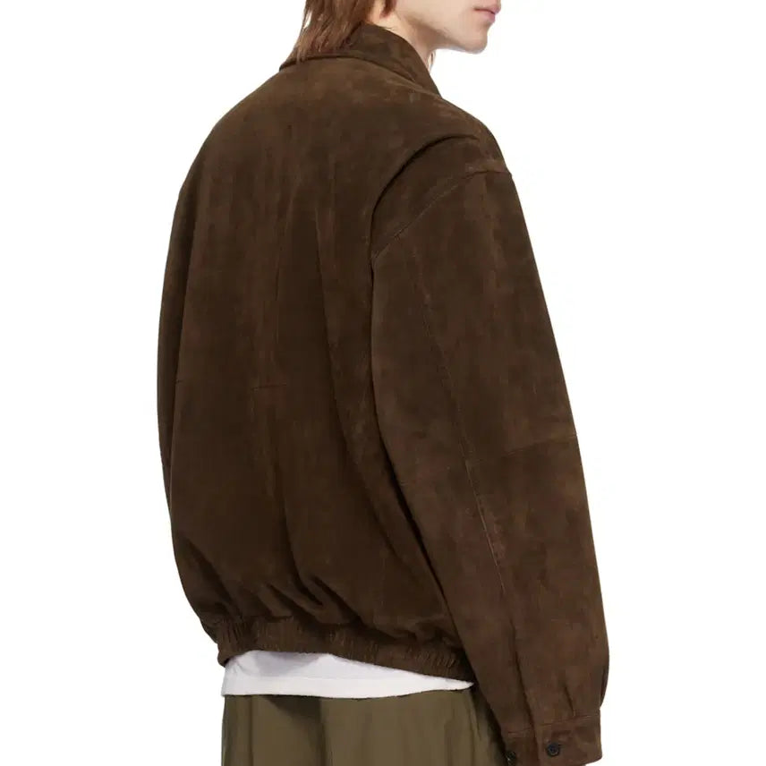 [BUNJANG] The Row Ronan Suede Jacket Brown Wood / [40] 더로우 The row 로난 스웨이드 재킷 브라운 우드