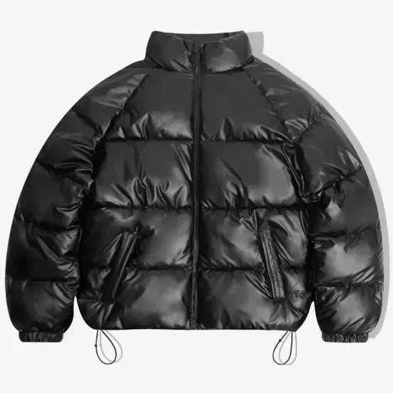 [BUNJANG] Filluminate Glossy Leather Padding / 필루미네이트  글로시 레더패딩