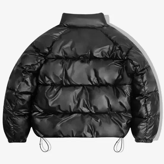 [BUNJANG] Filluminate Glossy Leather Padding / 필루미네이트  글로시 레더패딩