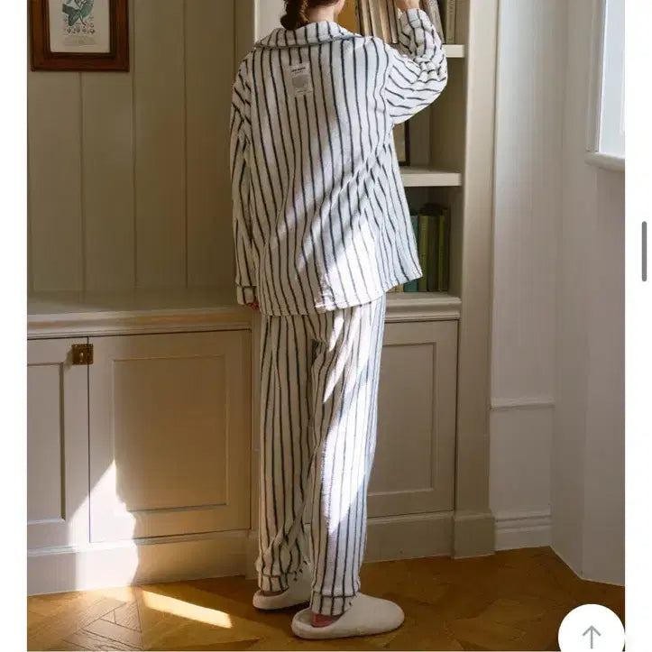[BUNJANG] Striped Pajama Set / 스트라이프 긴팔 잠옷 세트