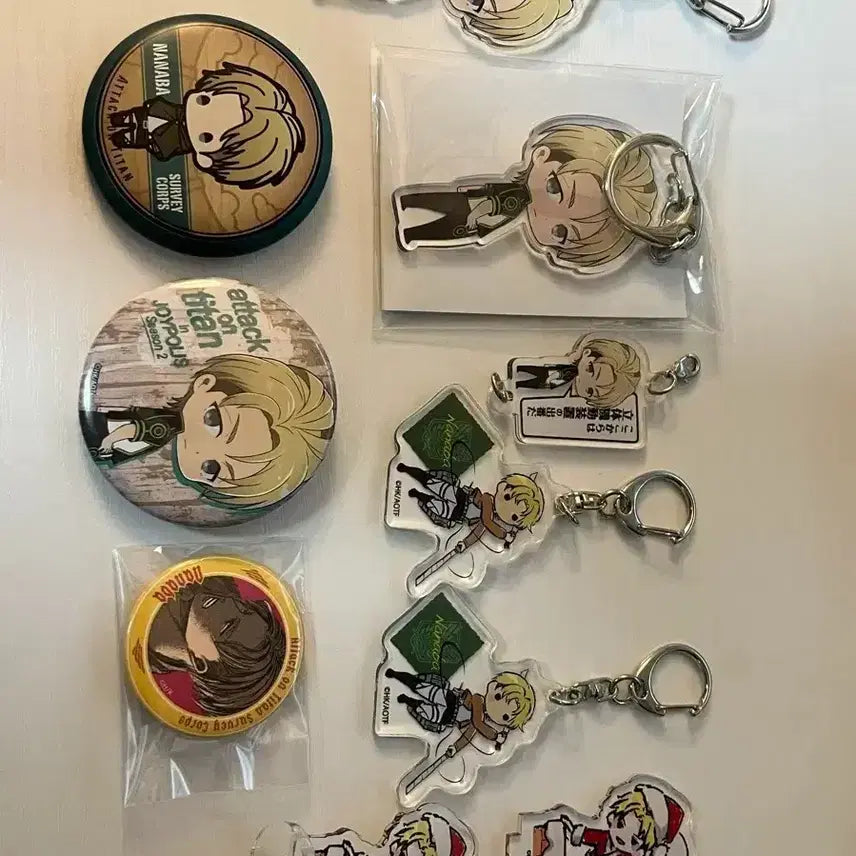 [BUNJANG] Attack on Titan Nanaba Official Goods Bundle Set / 진격의거인 나나바 공식굿즈 일괄판매