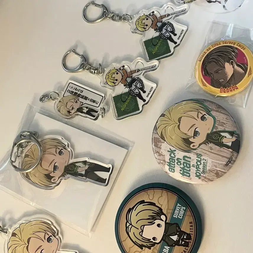 [BUNJANG] Attack on Titan Nanaba Official Goods Bundle Set / 진격의거인 나나바 공식굿즈 일괄판매
