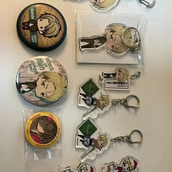 [BUNJANG] Attack on Titan Nanaba Official Goods Bundle Set / 진격의거인 나나바 공식굿즈 일괄판매